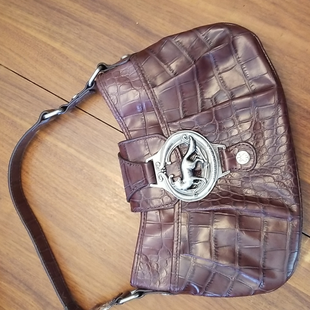 Emma Fox embossed leather vintage BEAUTY!